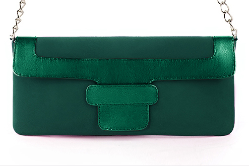 Pochette femme habill e vert bouteille Mariages et c r monies